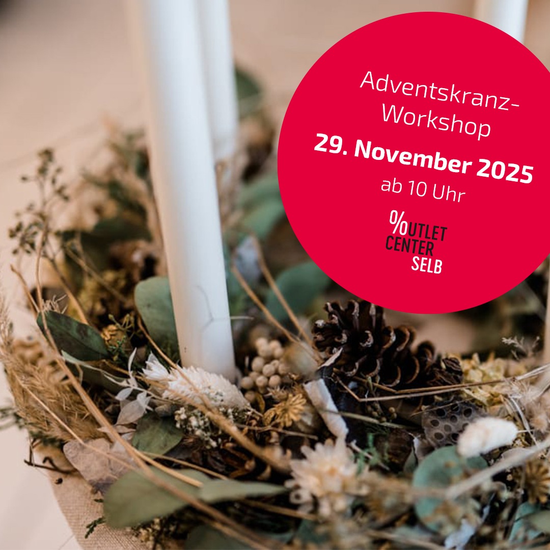 adventskranz outlet center selb 2025